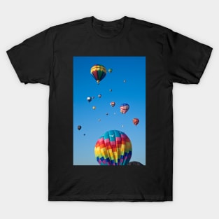 Vibrant Hot Air Balloons T-Shirt